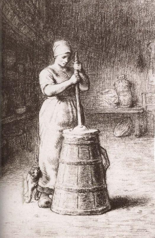 countrywoman, Jean Francois Millet